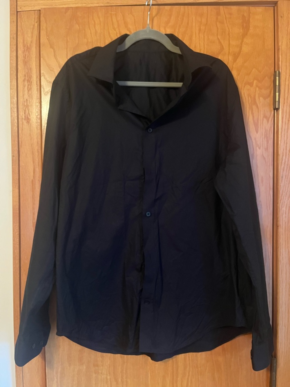 Black Button Down Dress Shirt